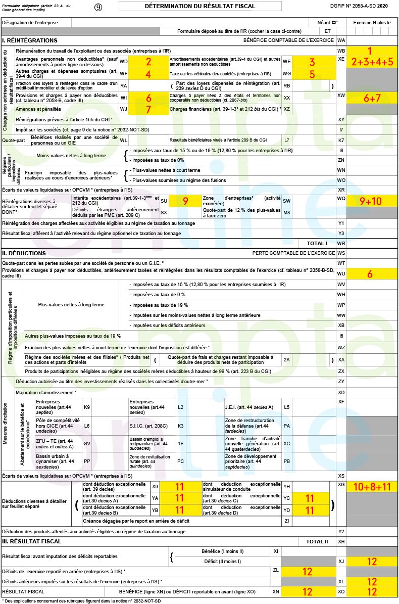 feuillet 2058 a - liasse 2058 a