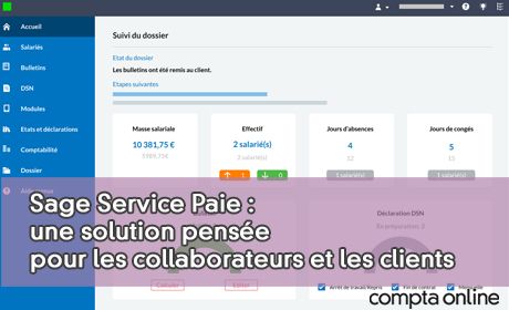 Sage Service Paie : une solution pense pour les collaborateurs et les clients