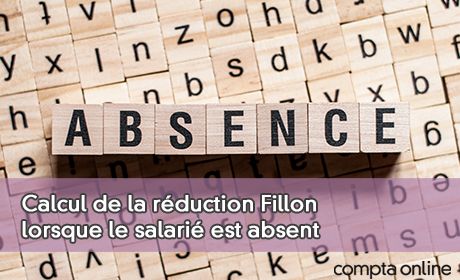 Calcul de la rduction Fillon lorsque le salari est absent