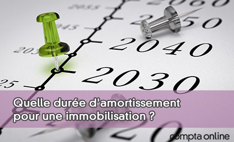 Quelle dure d'amortissement pour une immobilisation ?