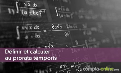 Le Calcul Au Prorata Temporis