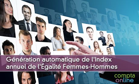 Gnration automatique de l'Index annuel de l'galit Femmes-Hommes