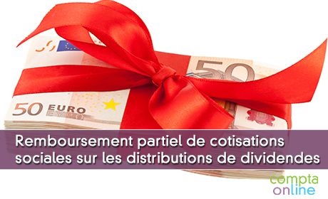 Arbre de dcision : Remboursement partiel de cotisations sociales sur les distributions de dividendes