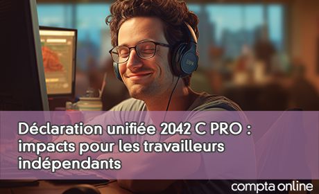 Dclaration unifie 2042 C PRO : impacts pour les travailleurs indpendants