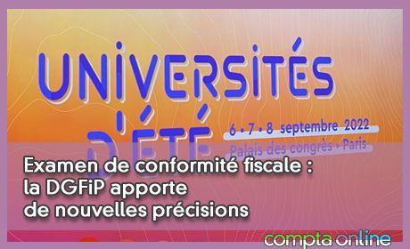 Examen de conformit fiscale : la DGFiP apporte de nouvelles prcisions