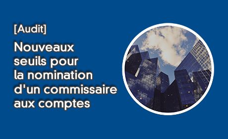 Nouveaux seuils pour la nomination d'un commissaire aux comptes