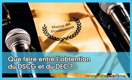 Que faire entre l'obtention du DSCG et du DEC ?