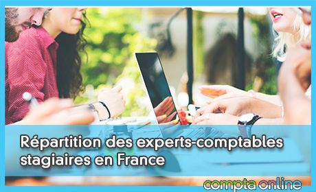 Rpartition des experts-comptables stagiaires en France