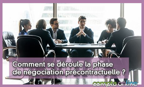 Comment se droule la phase de ngociation prcontractuelle ?