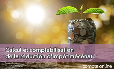 Calcul et comptabilisation de la rduction d'impt mcnat