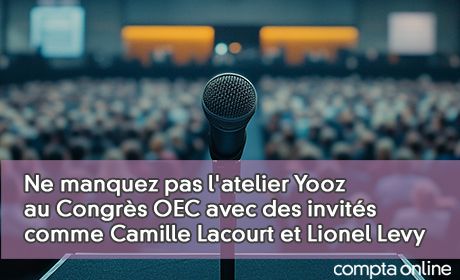 Ne manquez pas l'atelier Yooz au Congrs OEC avec des invits comme Camille Lacourt et Lionel Levy